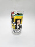 1976 The Sunday Funnies LITTLE ORPHAN ANNIE Harold Gray Drinking Glass.