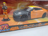 2009 Nissan GT-R Naruto Diecast Figure Hollywood Rides Jada.