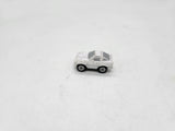 Small Micro Machine Plastic 1980's Chevy Corvette in White.