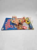 1984 WWF LJN Wrestling Superstars Hulk Hogan figure, MOC 8 BACK! Series 1.
