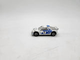 Vintage 1986 Matchbox #7 Ford RS-200 Rally Car #34 White/Blue 1:55 Diecast.