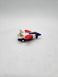 TOMY JAPAN R-6 robot jet plane pull back friction toy Transformer.
