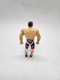 1997 WWE Just Toys Patriot Del Wilkes Bend-ems Wrestling Figure Series 7 Bendie.