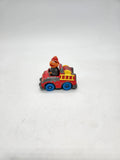 Vintage diecast Car Ernie in Fire Truck Sesame Street Muppets Playskool 1981