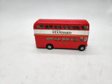 Vtg Corgi Toys The London Standard Double Decker Diecast Bus 4.75" long.