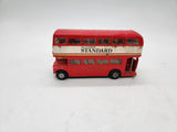 Vtg Corgi Toys The London Standard Double Decker Diecast Bus 4.75" long.