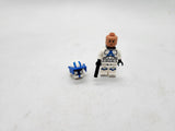 LEGO Star Wars Clone Heavy Trooper with Blue Visor and Double Blaster.