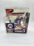 McFarlane NIKOLAI KHABIBULIN #35 Winnipeg Jets NHL Series11 Retro Blue.