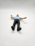 WWF LJN Superstars 1987 Blue Shirt Referee Wrestling Action Figure Vintage.
