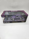Wednesday TV VW Beetle with Wednesday 1:24 Scale Diecast Vehicle Car Purple.
