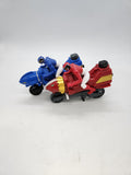 Power Rangers Megaforce Sky Lion Red & Blue Ranger Cycles.