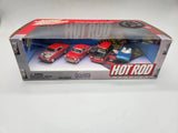Johnny Lightning Hot Rod Magazine 4-Car Set #247-07 New.