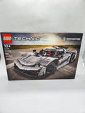 LEGO 42173 Technic Koenigsegg Jesko Absolut Grey Hypercar.