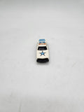 VTG 1980 Kidco Burnin Key White Dodge Monaco Highway Patrol Car #62 1/64.