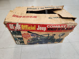 G.I. Joe Official Jeep Combat Set 7000 Hasbro 1960s.