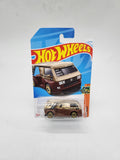 Hot Wheels Volkswagen VW T3 Custom Van Brown Diecast.
