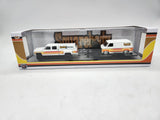 M2 Machines Square Body Syndicate Hauler 1974 Chevy Silverado C30 1930 Van.