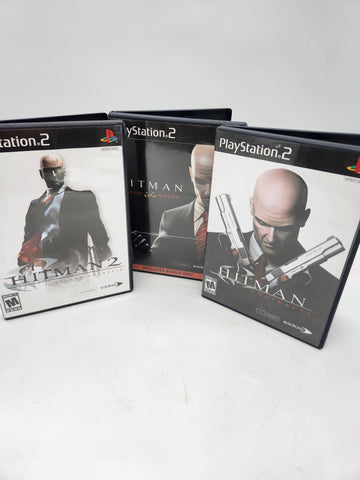 Hitman Trilogy: Blood Money, Silent Assassin, Contracts PS2.