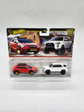 2025 Hot Wheels Premium Car Culture 2 Pack Subaru Crosstrek/ 2018 Toyota 4Runner.