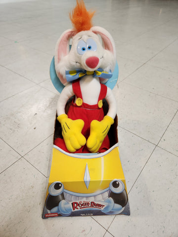 Who Framed Roger Rabbit Vintage 1988 Plush Doll Benny Cab Box HTF.