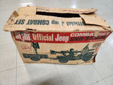 G.I. Joe Official Jeep Combat Set 7000 Hasbro 1960s.