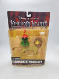 Disney Kingdom Hearts Simba & Requiem Figure Set Series 2 Mirage 2002 Sealed.