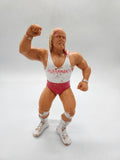 Vintage WWF LJN Superstars 1988 White Shirt Hulk Hogan Wrestling Action Figure.