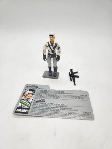 Windchill V1 G.I. Joe 1988 Hasbro Vintage Action Figure.