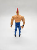WWE WWF Jakks Triple H mohawk hair figure.