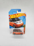 2024 Hot Wheels® Volkswagen ID. Buzz Orange HW Vans 2/5 #202.