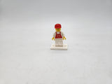 LEGO City Town Farmer Minifigure Red Overalls and Cap Hat.