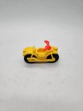 Fisher Price Little People Play Family Camper 994 Set Motorcycle Bike Yellow Toy.