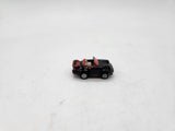 1987 Galoob Micro Machines Porsche 911-Black w/ Black Hood Ornament.