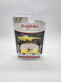 Yellow 1970 Plymouth 'Cuda Convertible  Barrett Jackson Greenlight Die-cast 1:64.