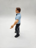WWF LJN Superstars 1987 Blue Shirt Referee Wrestling Action Figure Vintage.