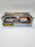 Hot Wheels, Premium Collector, Diorama Gulf Set Supervan, Mclaren, Ford Gt–40.