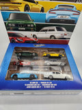 Hot Wheels 1:64 Scale Die-Cast Toy Cars, Set of 6 Euro Style Vehicles.