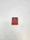 PS2 Memory Card, Original Red 8MB.