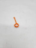 Vtg Stone Protectors Zok HANDCUFF original 1992 orange weapon accessory part.