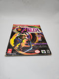 Legend of Zelda Majora's Mask Prima's Official Strategy Guide N64, opened.