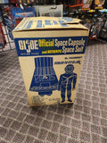 1966 Gi Joe Space Capsule w/ complete suit & period correct 12" figure in Original Box, Made in Canada.