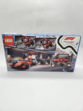LEGO 60443 City F1 Pit Stop & Pit Crew with Ferrari Car.