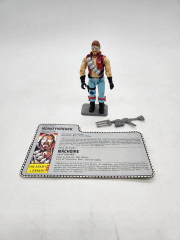 Monkeywrench V1 100% Complete G.I. Joe 1986 Hasbro Vintage Action Figure.