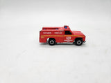 Vtg. 1974 Hot Wheels Redline Emergency Unit Fire Truck #50 Red Mattel Malaysia.