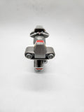 Vintage 1999 Power Rangers Silver Motorcycle Toy by BANDAI Complete.