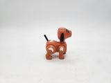 Fisher-Price Little People Brown Dog Vintage Loose Action Figure.