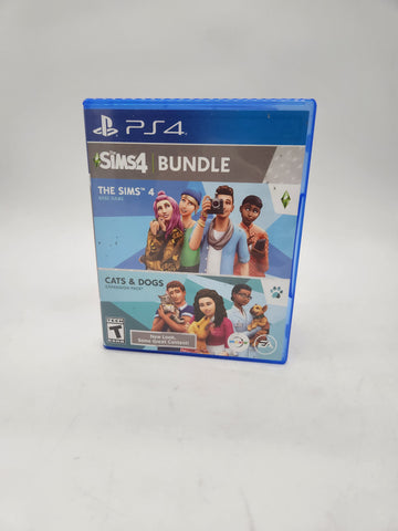 The Sims 4 and Cats & Dogs Bundle Collection (Sony PlayStation 4, 2018) PS4.