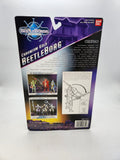 Vintage Bandai Saban's Beetleborgs Chromium Gold  1997 Action Figure.