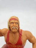 WWF action figure: Hulk Hoggan, Red Shirt Titan Sports, Hulkamania LJN 1988.