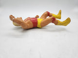 WWF action figure: Hulk Hoggan, Red Shirt Titan Sports, Hulkamania LJN 1988.